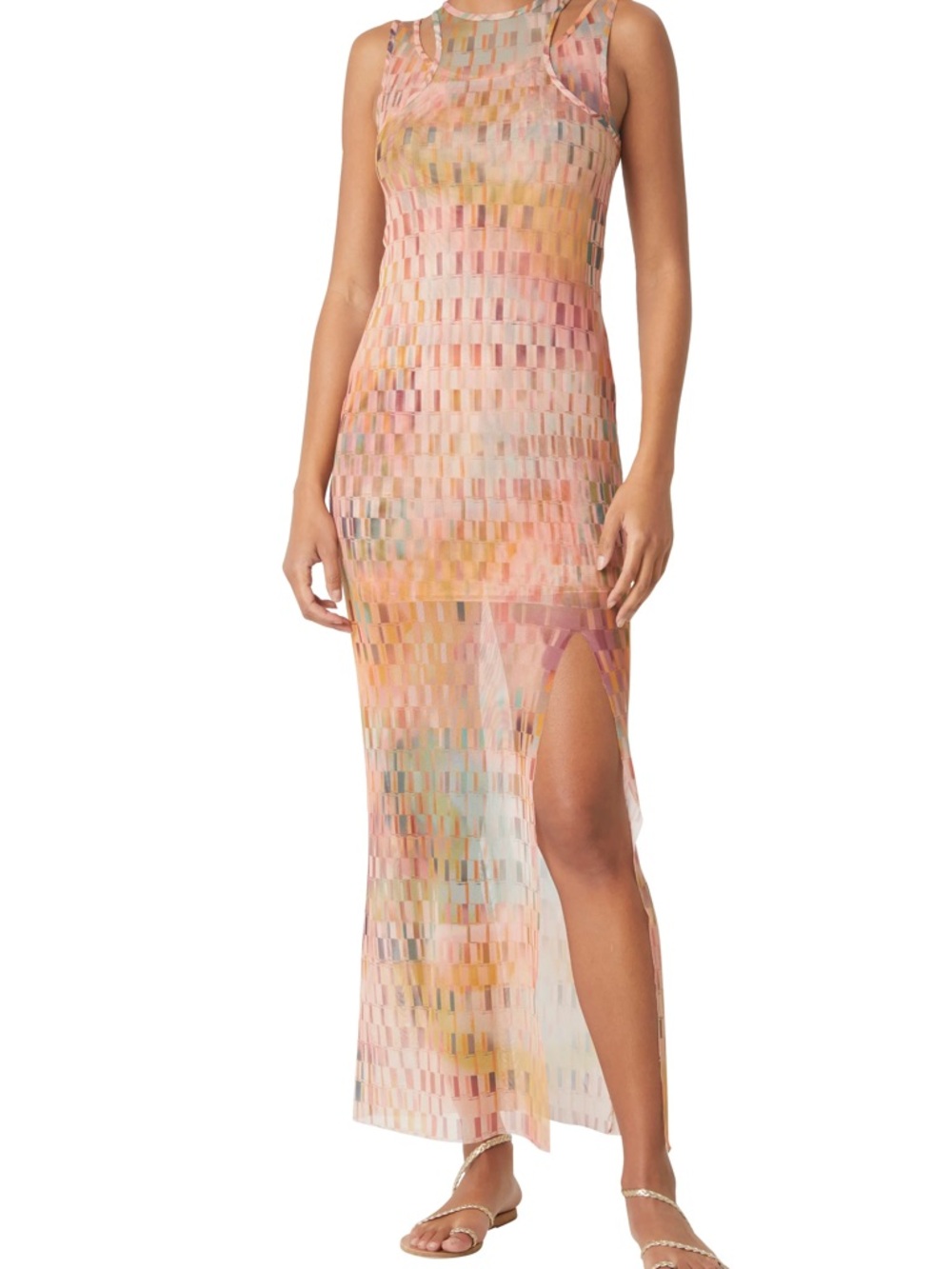 MISA Los Angeles Fernanda Sleeveless Maxi Dress